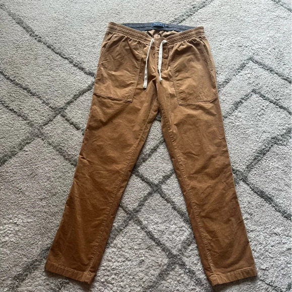 Vineyard Vines pull on corduroy Jetty lightweight pull on tan brown men’s medium - Picture 2 of 8